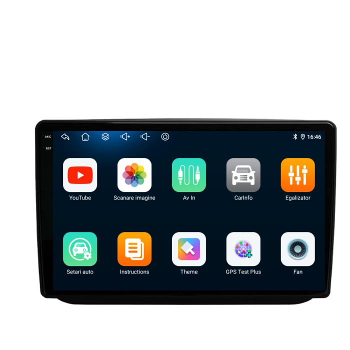 Navigatie Dedicata Skoda Fabia (2007-2014), 10Inch, 2Gb Ram, 32Gb Stocare, Carplay [6]