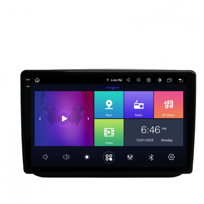 Navigatie Dedicata Skoda Fabia (2007-2014),QuadCore, 10Inch, 4Gb Ram, 64Gb Stocare, Carplay [6]