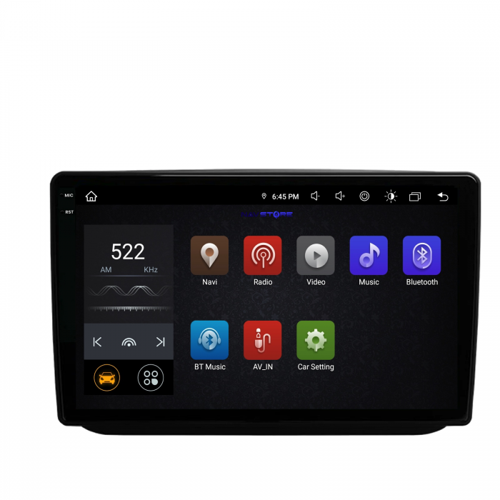 Navigatie Dedicata Skoda Fabia (2007-2014),QuadCore, 10Inch, 4Gb Ram, 64Gb Stocare, Carplay [5]