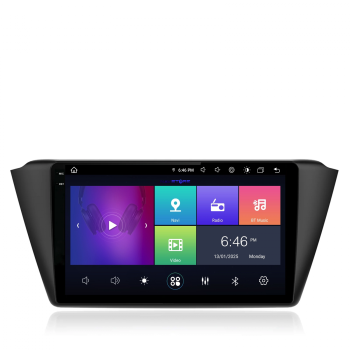 Navigatie Dedicata Skoda Fabia (2014-2019),QuadCore, 9Inch, 4Gb Ram, 64Gb Stocare, Carplay [6]