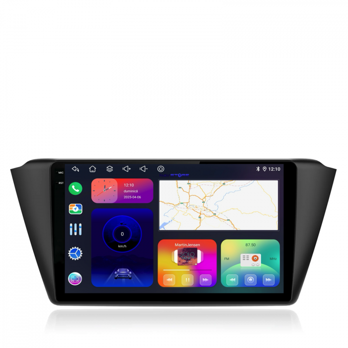 Navigatie Dedicata Skoda Fabia (2014-2019), Incell 9Inch, 6Gb Ram, 128Gb Stocare, Carplay [5]