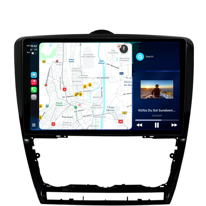 Navigatie Dedicata Skoda Octavia 2 (2004-2013), 10Inch, 4Gb Ram, 64Gb Stocare, Carplay [2]