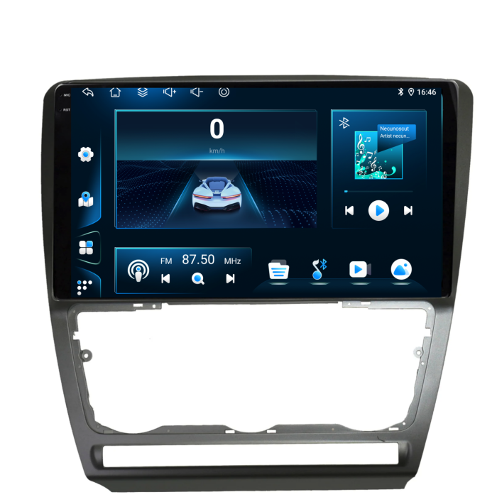 Navigatie Dedicata Skoda Octavia 2 (2004-2013), 10Inch, 4Gb Ram, 64Gb Stocare, Carplay [7]