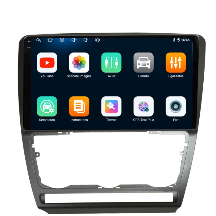 Navigatie Dedicata Skoda Octavia 2 (2004-2013), 10Inch, 6Gb Ram, 128Gb Stocare, Carplay [6]