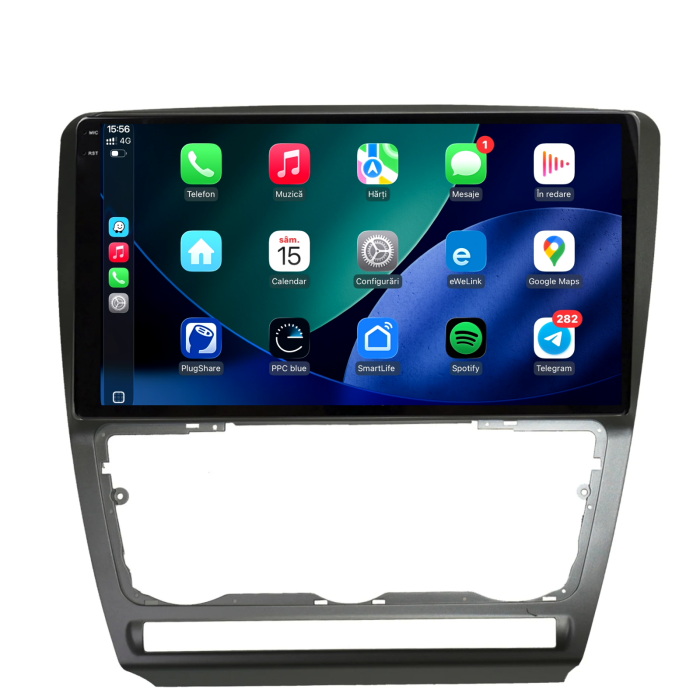 Navigatie Dedicata Skoda Octavia 2 (2004-2013), 10Inch, 8Gb Ram, 256Gb Stocare, Carplay [3]