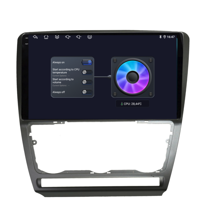 Navigatie Dedicata Skoda Octavia 2 (2004-2013), 2K, 12Gb Ram, 256Gb Stocare, Carplay [6]