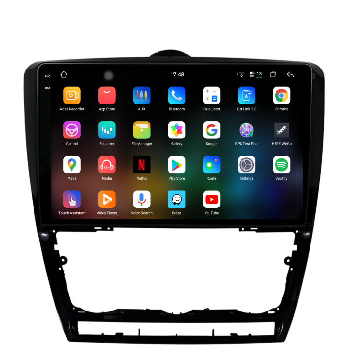 Navigatie Dedicata Skoda Octavia 2 (2004-2013), 2K, 12Gb Ram, 256Gb Stocare, Carplay [3]