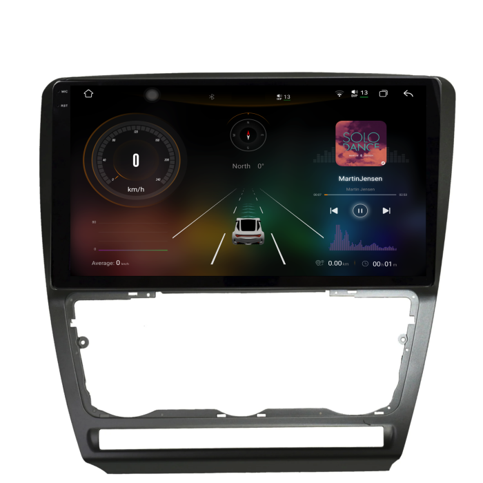 Navigatie Dedicata Skoda Octavia 2 (2004-2013), 2K, 12Gb Ram, 256Gb Stocare, Carplay [2]