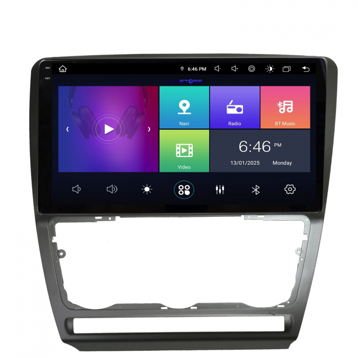 Navigatie Dedicata Skoda Octavia 2 (2004-2013), 10Inch,QuadCore, 4Gb Ram, 64Gb Stocare, Carplay [6]