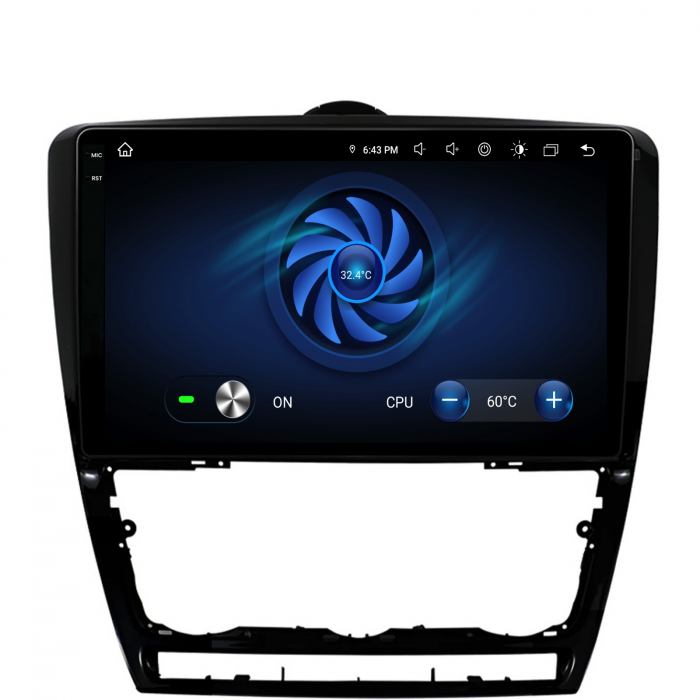 Navigatie Dedicata Skoda Octavia 2 (2004-2013), 2K, 12Gb Ram, 256Gb Stocare, Carplay [6]