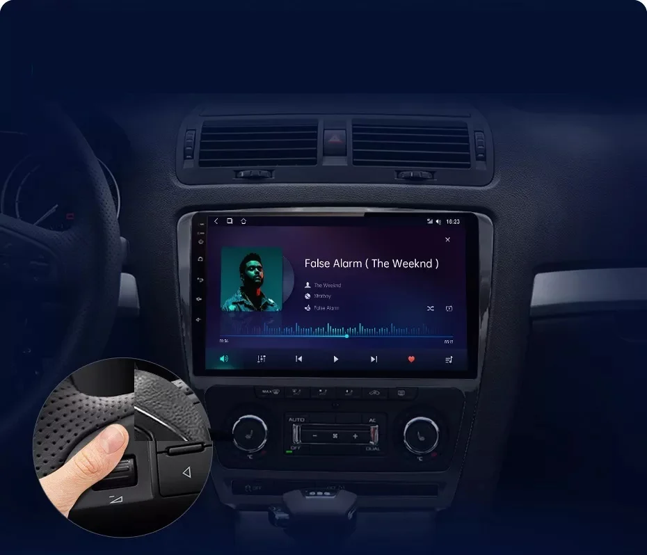 Navigatie Android Dedicata Skoda Octavia 2 (2004 - 2013), 10Inch, 2Gb Ram, 64Gb Stocare, Carplay [8]
