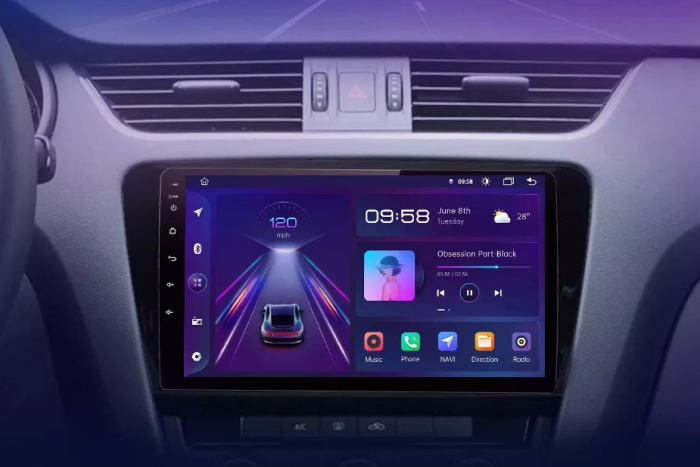 Navigatie Dedicata Skoda Octavia 3 (2013 - 2018) 10 Inch, 8Gb Ram, 256Gb stocare, Carplay [9]