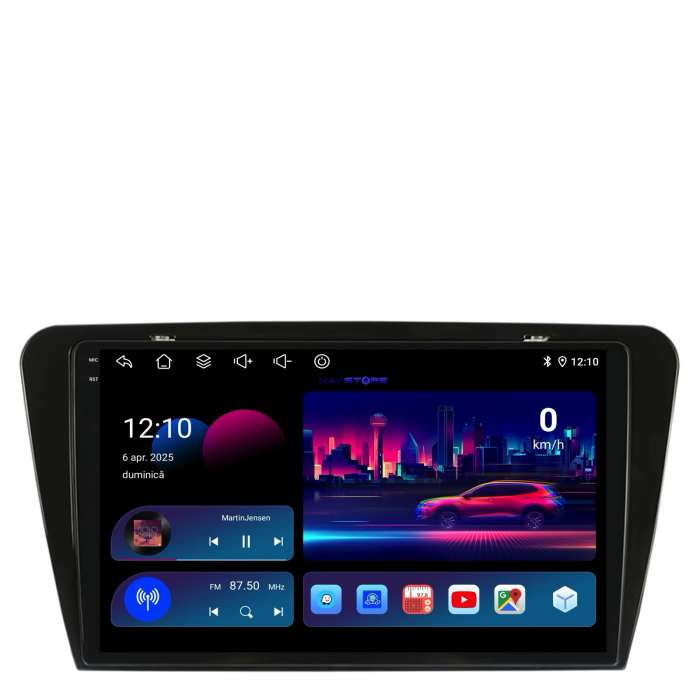 Navigatie Dedicata Skoda Octavia 3 (2013-2018), 10Inch, 2Gb Ram, 32Gb Stocare, Carplay [4]