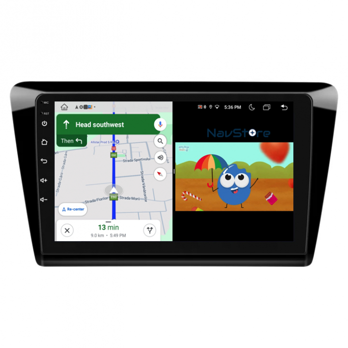 Navigatie Dedicata Skoda Rapid (2011 - 2019), 9 Inch, 2Gb Ram, 64Gb stocare, Carplay [4]