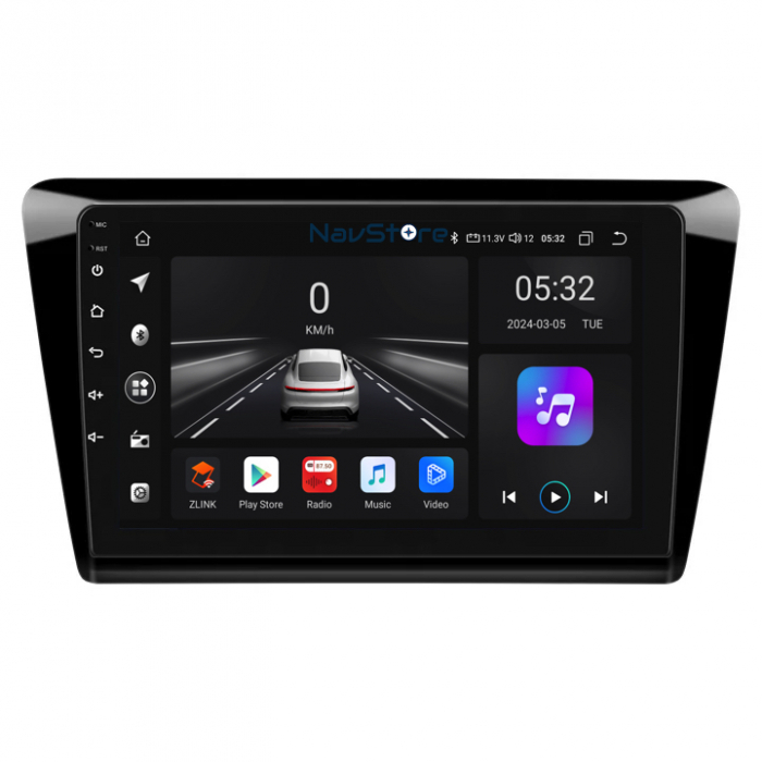 Navigatie Dedicata Skoda Rapid (2011 - 2019) 9 Inch, 4Gb Ram, 64Gb stocare, Bluetooth, WiFi, Waze, Carplay [2]