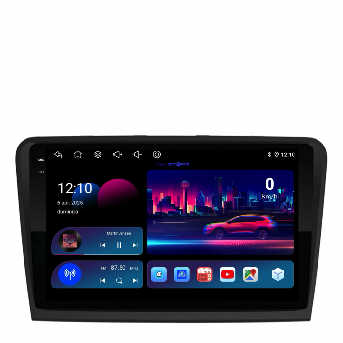 Navigatie Dedicata Skoda Superb 2 (2008-2015), 10Inch, 6Gb Ram, 128Gb Stocare, Carplay [4]