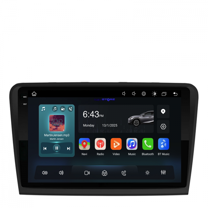 Navigatie Dedicata Skoda Superb 2 (2008-2015), 10Inch, 8Gb Ram, 256Gb Stocare, Carplay [4]