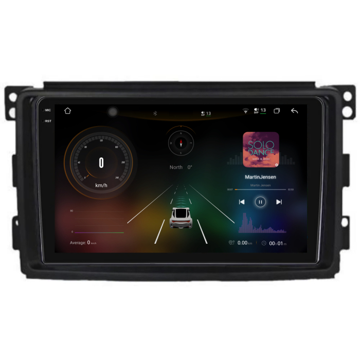 Navigatie Dedicata Smart For Two (2005-2010) For Four (2005-2010), 2K, 12Gb Ram, 256Gb stocare, Carplay [2]