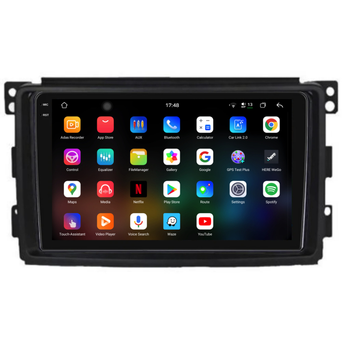 Navigatie Dedicata Smart For Two (2005-2010) For Four (2005-2010), 2K, 12Gb Ram, 256Gb stocare, Carplay [3]