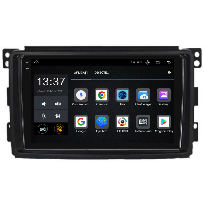Navigatie Dedicata Smart For Two (2005-2010) For Four (2005-2010), 2K, 8Gb Ram, 256Gb stocare, Carplay [7]