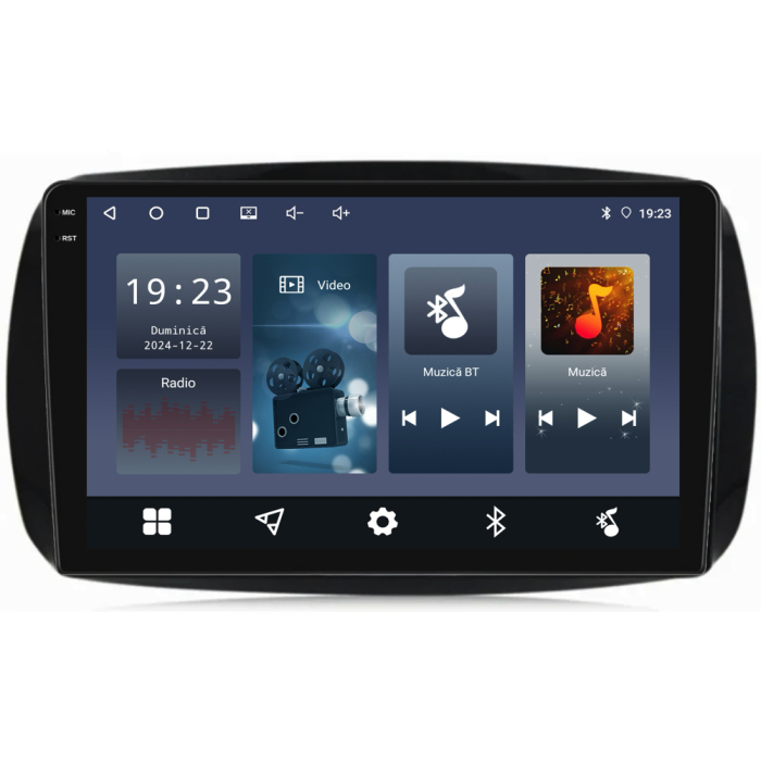 Navigatie Dedicata Smart For Two (2016-2021) For Four (2016-2021), 9Inch, 2Gb Ram, 32Gb stocare, Carplay [8]