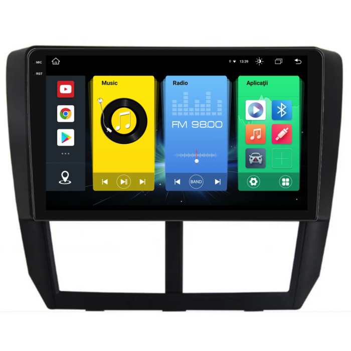 Navigatie Dedicata Subaru Forester (2008-2013), 2K, 8Gb Ram, 256Gb Stocare, Carplay [7]