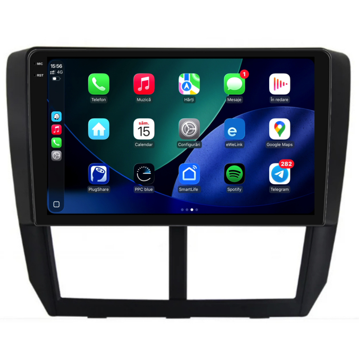Navigatie Dedicata Subaru Forester (2008-2013), 9Inch, 8Gb Ram, 256Gb Stocare, Carplay [3]