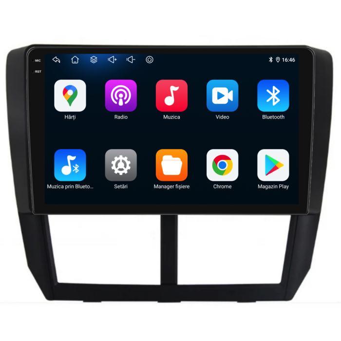 Navigatie Dedicata Subaru Forester (2008-2013),QuadCore, 9Inch, 4Gb Ram, 64Gb Stocare, Carplay [6]