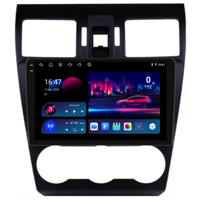 Navigatie Dedicata Subaru Forester (2012-2018),QuadCore, 9Inch, 4Gb Ram, 64Gb Stocare, Carplay [4]