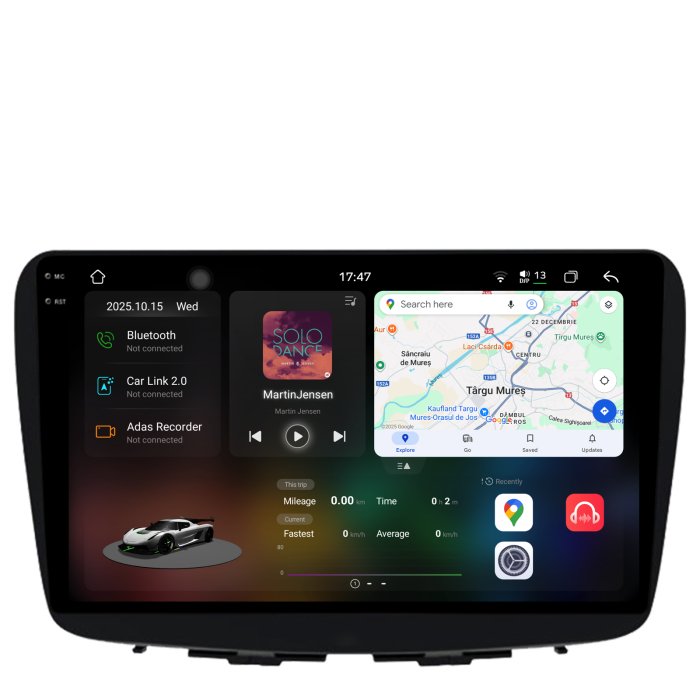 Navigatie Dedicata Suzuki Balneo (2015-2025), 2K, 12Gb Ram, 256Gb Stocare, Carplay [1]