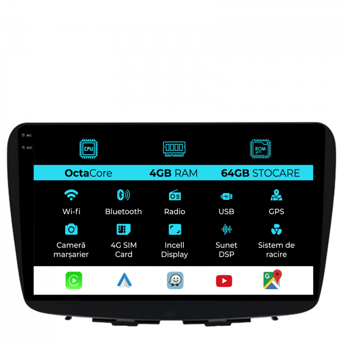 Navigatie Dedicata Suzuki Balneo (2015-2025), 9Inch, 4Gb Ram, 64Gb Stocare, Carplay [1]