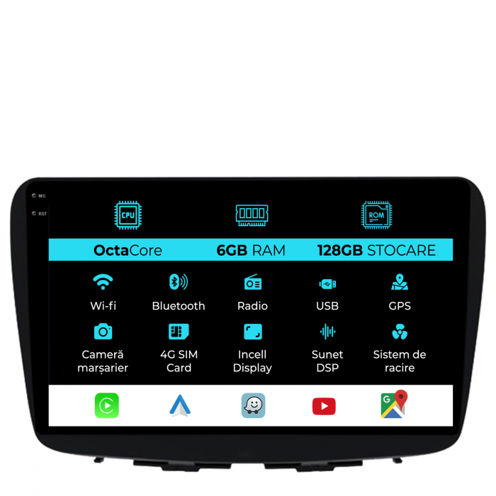 Navigatie Dedicata Suzuki Balneo (2015-2025), 9Inch, 6Gb Ram, 128Gb Stocare, Carplay [1]
