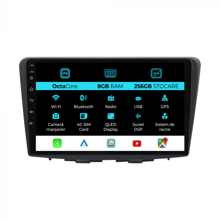 Navigatie Dedicata Suzuki Balneo (2015 - 2025), 9Inch, 8Gb Ram, 256Gb Stocare, Carplay [1]