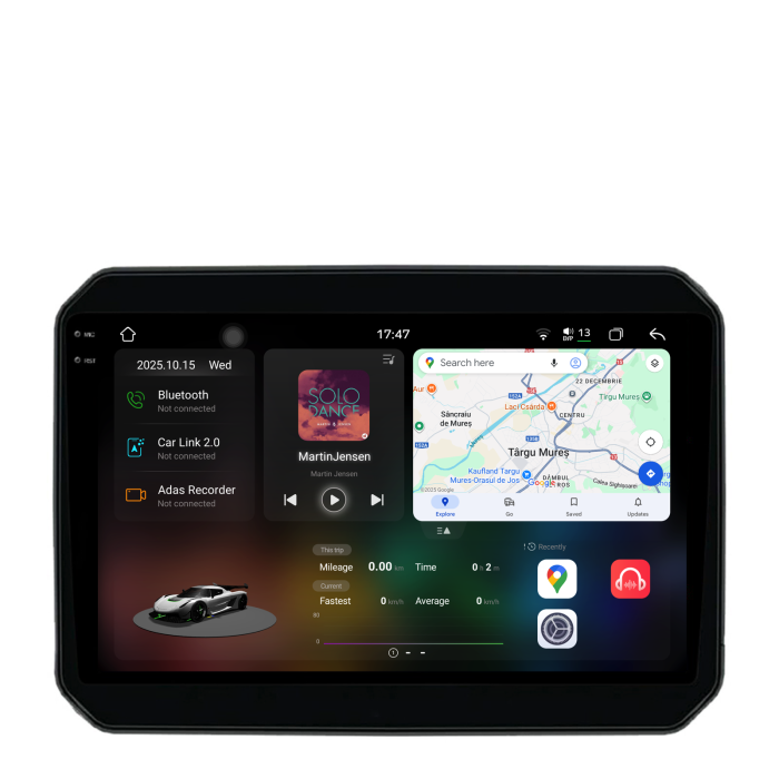 Navigatie Dedicata Suzuki Ignis (2016-2025), 2K, 12Gb Ram, 256Gb Stocare, Carplay [1]