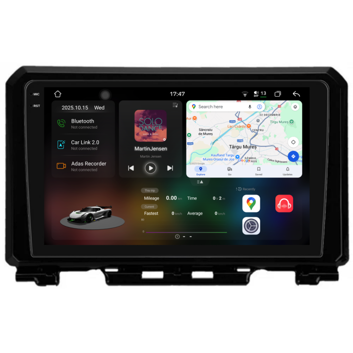Navigatie Dedicata Suzuki Jimny (2018-2023), 2K, 12Gb Ram, 256Gb Stocare, Carplay [1]