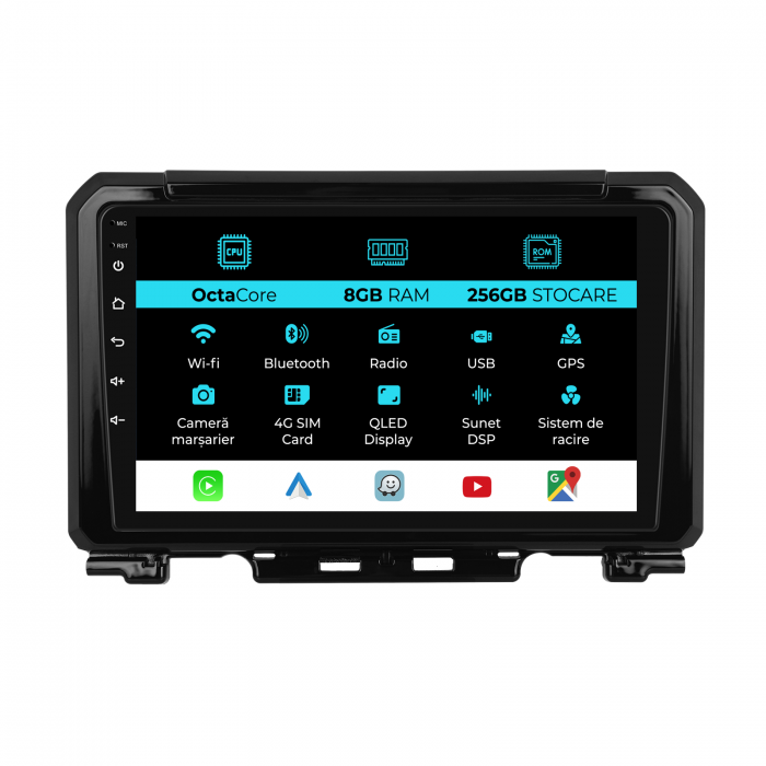Navigatie Dedicata Suzuki Jimny (2018-2023), 9Inch, 8Gb Ram, 256Gb Stocare, Carplay [1]