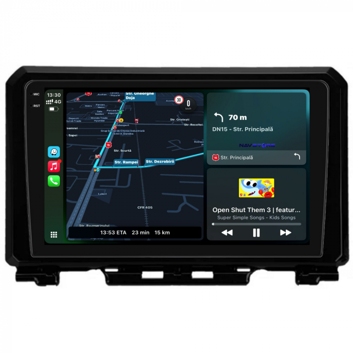 Navigatie Dedicata Suzuki Jimny (2018-2023),QuadCore, 9Inch, 4Gb Ram, 64Gb Stocare, Carplay [2]