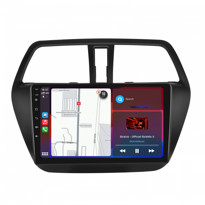 Navigatie Dedicata Suzuki S-Cross (2012-2016), 9Inch, 4Gb Ram, 64Gb Stocare, Carplay [3]
