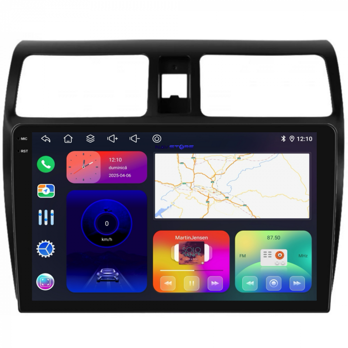 Navigatie Dedicata Suzuki Swift (2003-2010), 10Inch, 6Gb Ram, 128Gb Stocare, Carplay [6]