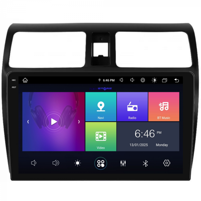 Navigatie Dedicata Suzuki Swift (2003-2010), 10Inch, 8Gb Ram, 256Gb Stocare, Carplay [7]