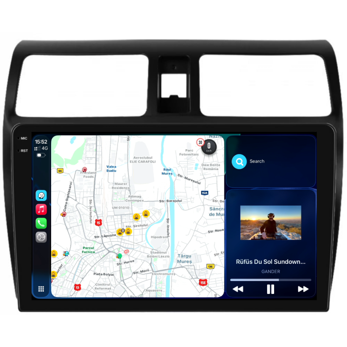 Navigatie Dedicata Suzuki Swift (2003-2010), 2K, 12Gb Ram, 256Gb Stocare, Carplay [4]