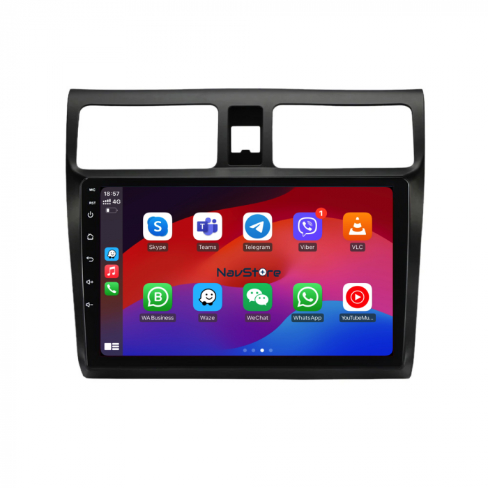 Navigatie Android Dedicata Suzuki Swift (2003-2010), 10Inch, 4Gb Ram, 64Gb Stocare, Bluetooth, WiFi, Carplay [6]