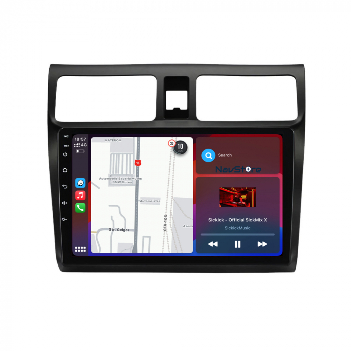 Navigatie Android Dedicata Suzuki Swift (2003-2010), 10Inch, 4Gb Ram, 64Gb Stocare, Bluetooth, WiFi, Carplay [5]