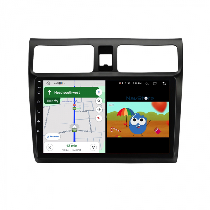 Navigatie Android Dedicata Suzuki Swift (2003-2010), 10Inch, 4Gb Ram, 64Gb Stocare, Bluetooth, WiFi, Carplay [7]