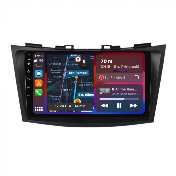 Navigatie Dedicata Suzuki Swift (2010-2017), 9Inch, 1Gb Ram, 32Gb Stocare, Carplay [2]