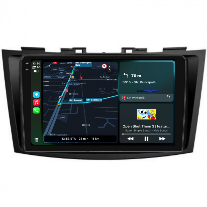 Navigatie Dedicata Suzuki Swift (2010-2017), 9Inch, 4Gb Ram, 64Gb Stocare, Carplay [2]