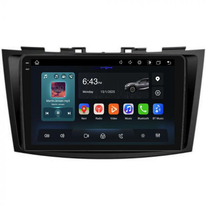Navigatie Dedicata Suzuki Swift (2010-2017), 9Inch, 4Gb Ram, 64Gb Stocare, Carplay [5]