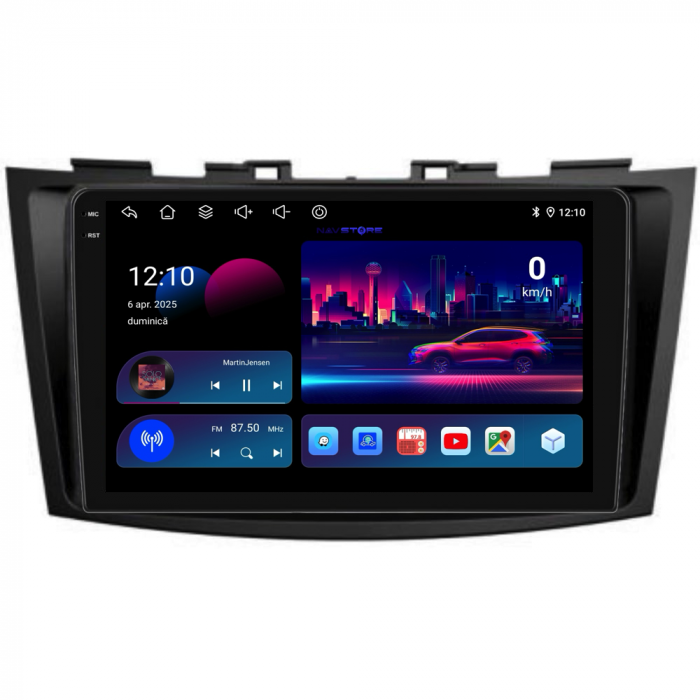 Navigatie Dedicata Suzuki Swift (2010-2017),QuadCore, 9Inch, 4Gb Ram, 64Gb Stocare, Carplay [4]