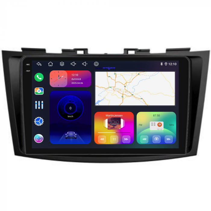 Navigatie Dedicata Suzuki Swift (2010-2017),QuadCore, 9Inch, 4Gb Ram, 64Gb Stocare, Carplay [6]