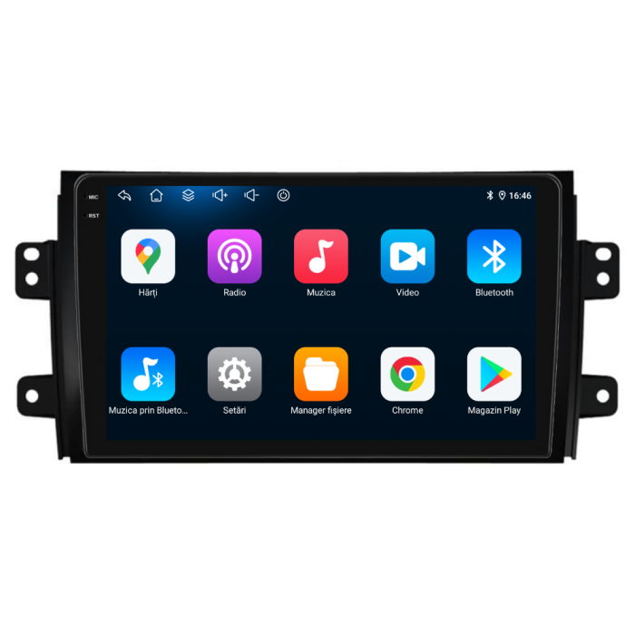 Navigatie Dedicata Suzuki SX4 (2006-2012), 9Inch 2Gb Ram, 32Gb Stocare, Carplay [5]
